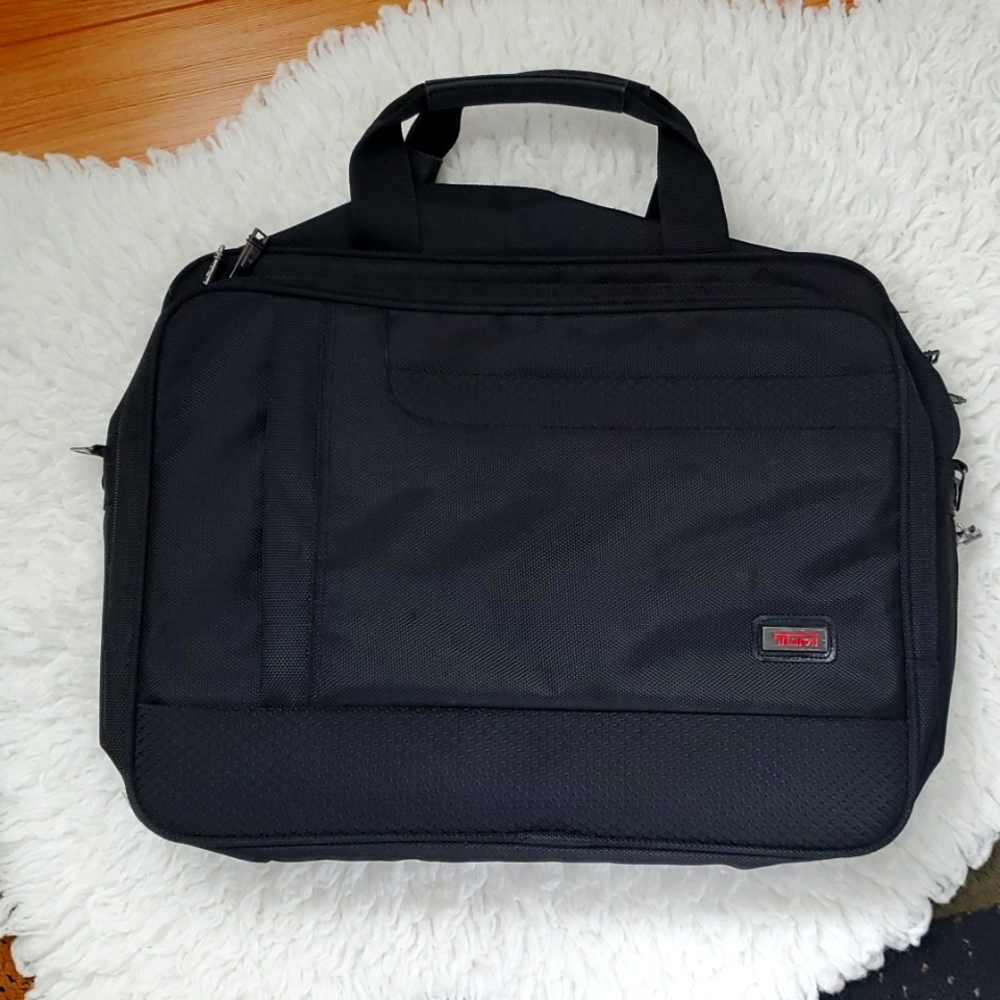 Tumi laptop bag.
